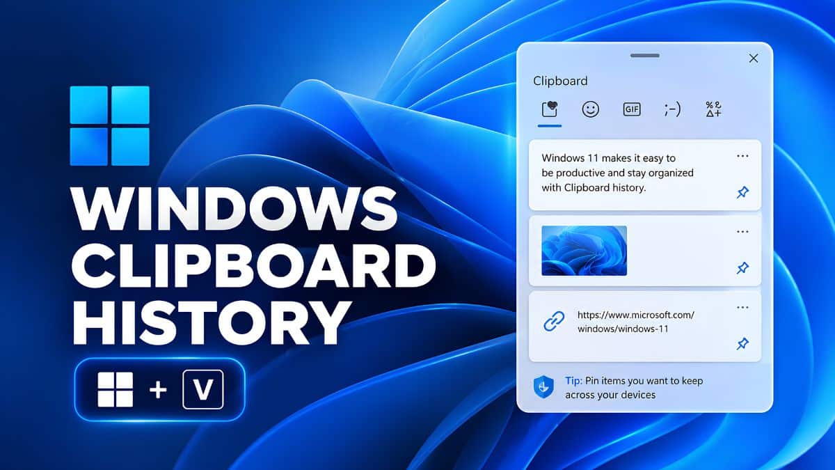 Windows Clipboard History