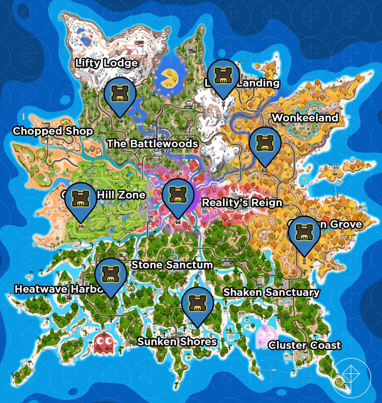 All 8 Override Console Locations in Fortnite Chapter 7 Season 4