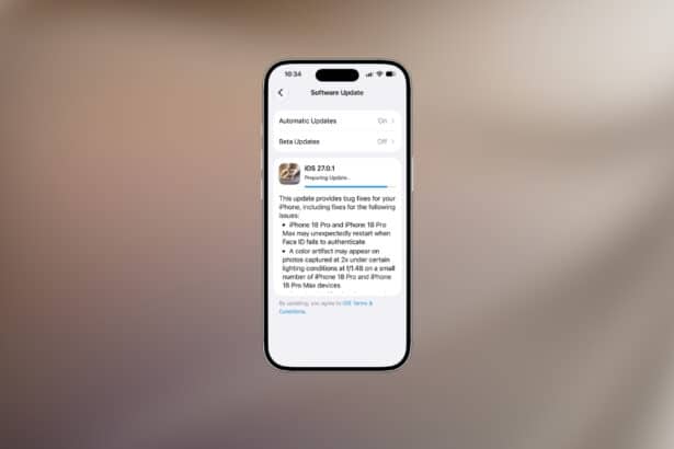 Apple Releases iOS 27.0.1 for iPhone