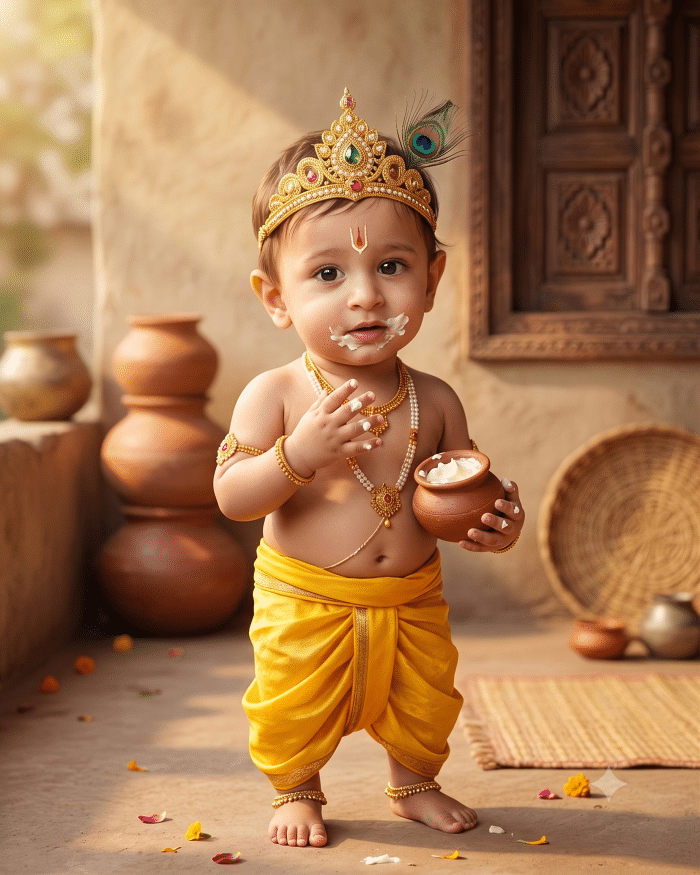 Bal Gopal-Inspired Portrait