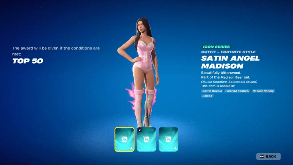 Buy the Madison Beer skin in Fortnite
