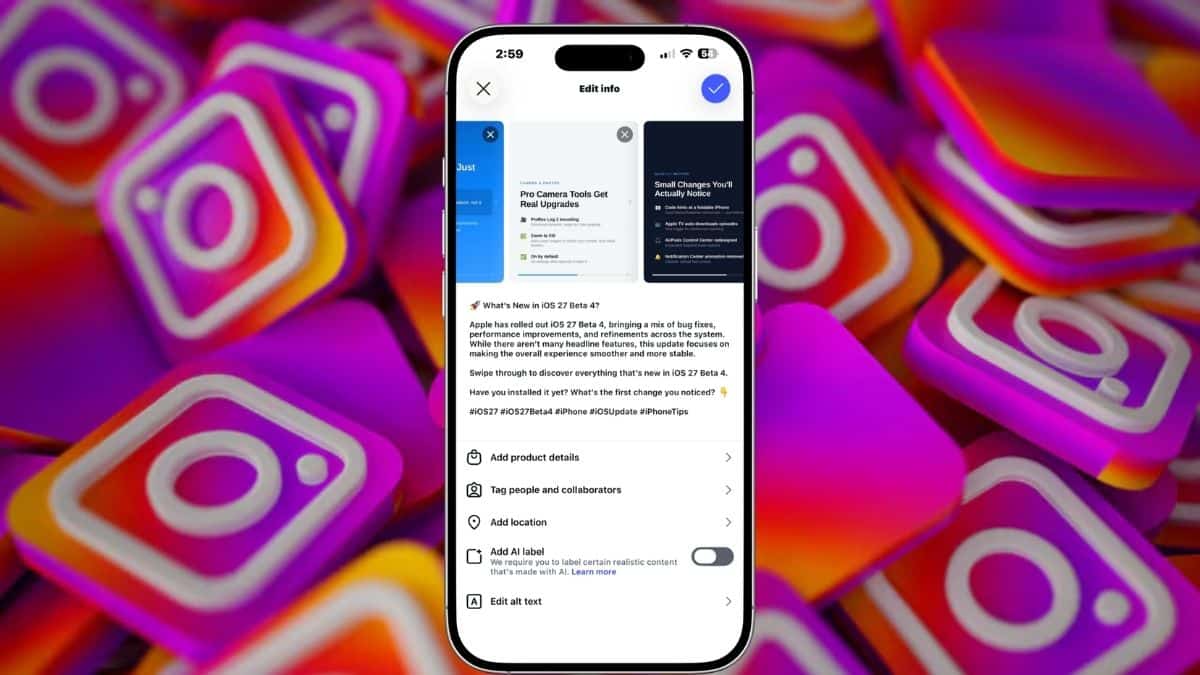 Delete One Photo From an Instagram Carousel