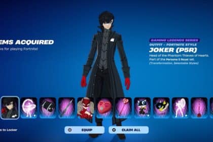 Fortnite Persona 5 Joker Skin