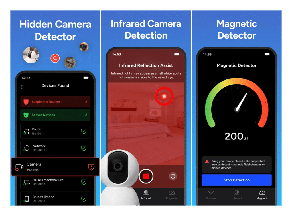 Hidden Camera Detector - Peek App
