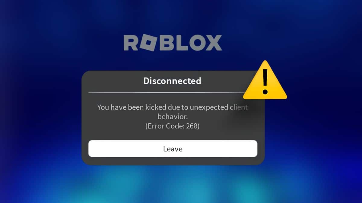 How to Fix Roblox Error Code 268