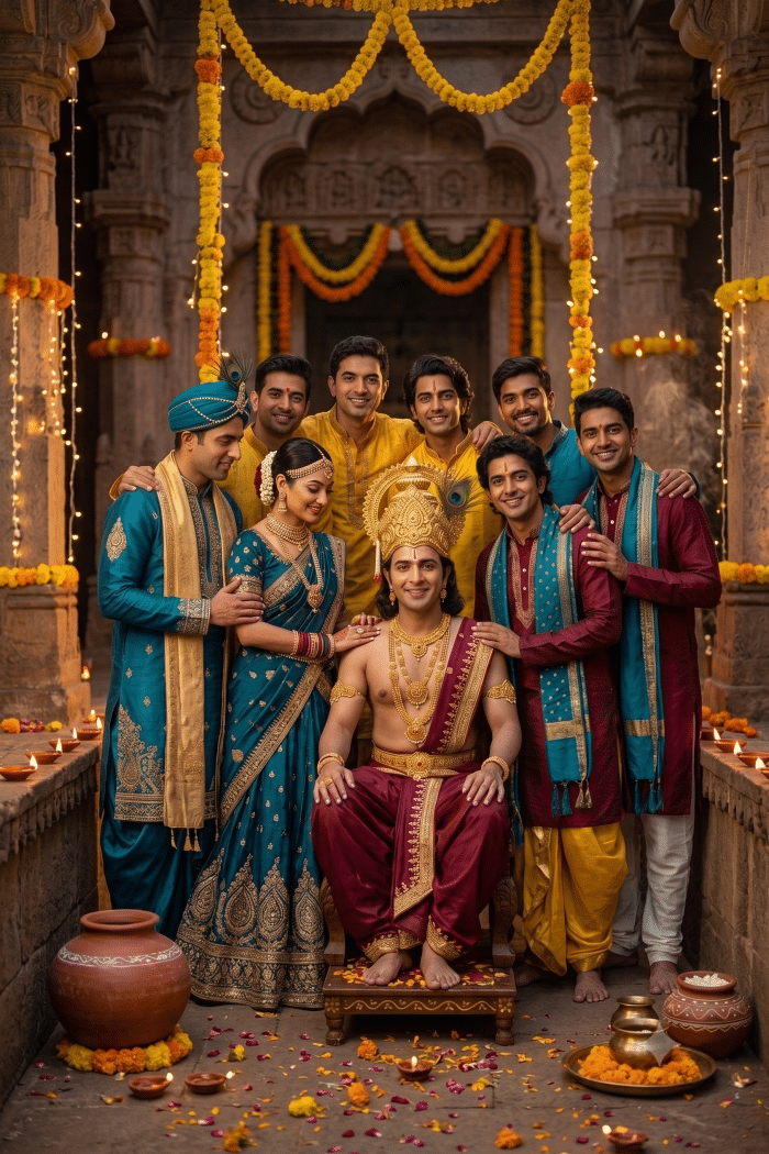 Janmashtami Family or Group Portrait