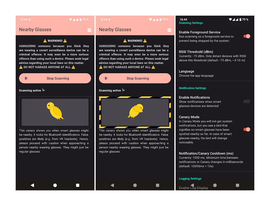 Nearby Glasses (Original) App
