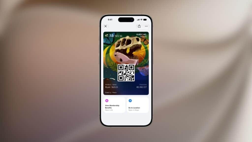 Passes upgraded in iOS 27