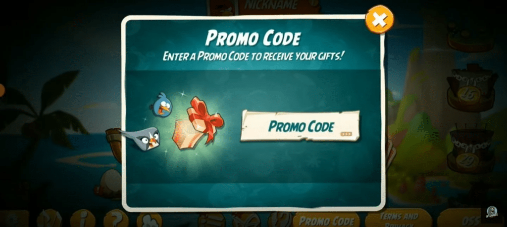 Redeem Promo Codes In Angry Birds 2
