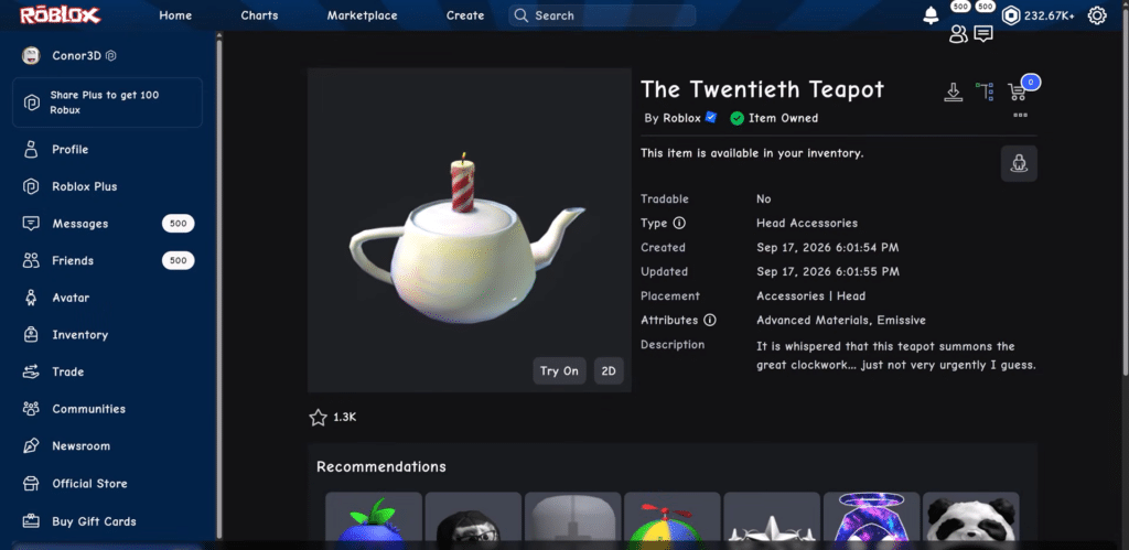 Unlock The Twentieth Teapot in The Hunt Roblox 20