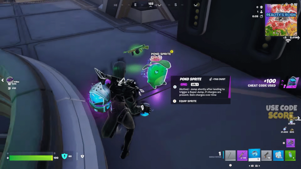 get the Pond Sprite in Fortnite