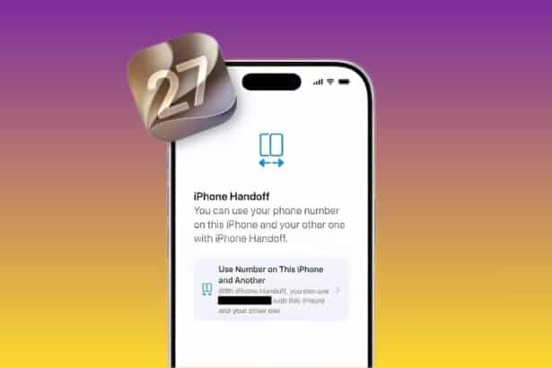 iOS 27 Introduces iPhone Handoff Feature