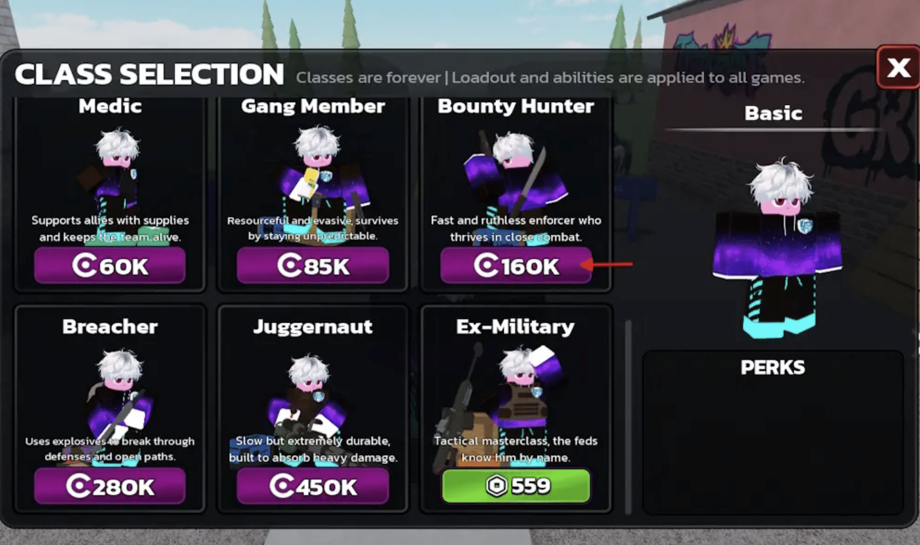 unlock classes in Runaways