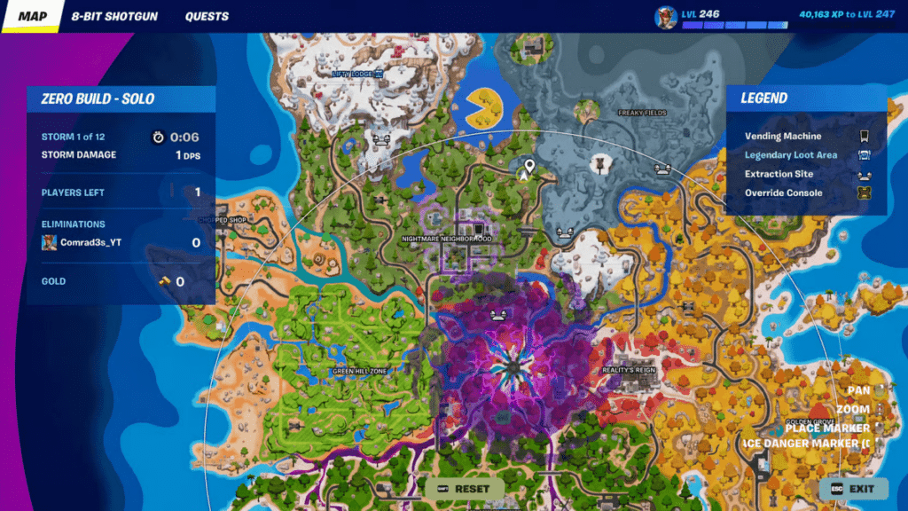 All FNAF animatronic locations in Fortnite
