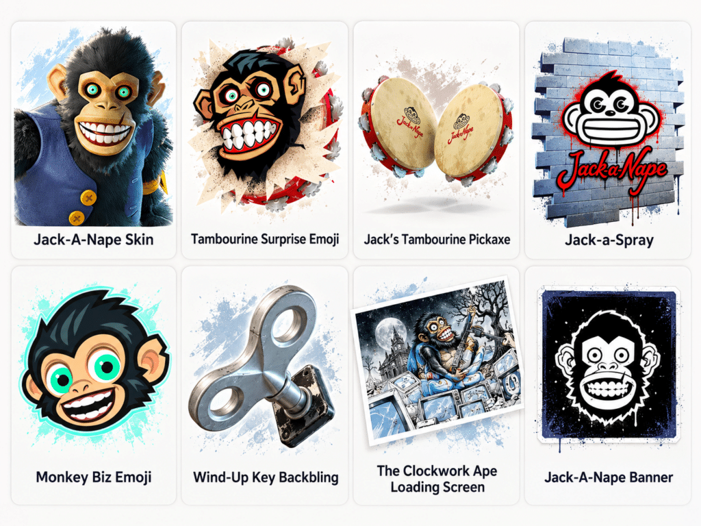 All Fortnitemares rewards on the way to Jack-A-Nape