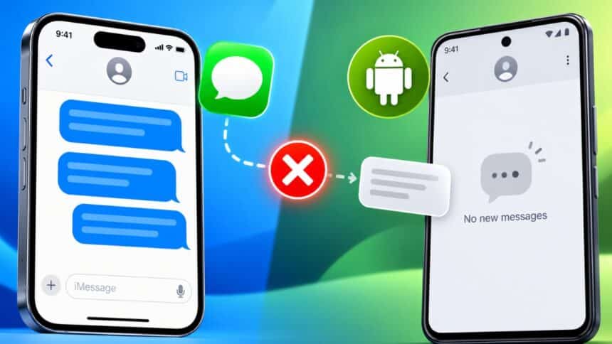 Android Not Receiving Texts From iPhone