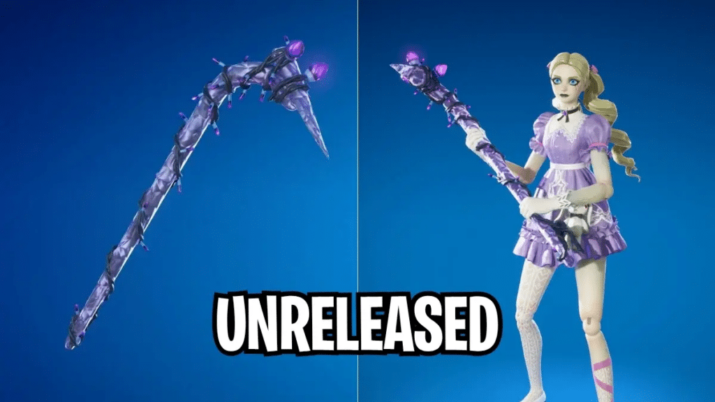 Crystallized Punisher Pickaxe Out in Fortnite