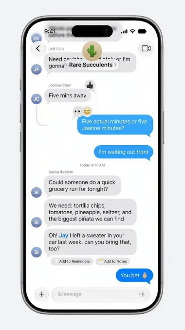 Messages Suggestions Return, This Time With an Off Switch