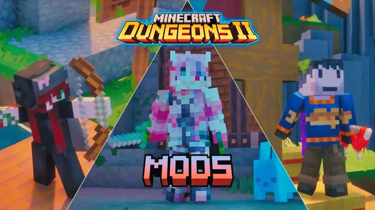 Mods in Minecraft Dungeons 2