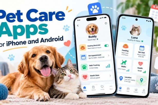 Pet Care App for iPhone and Android