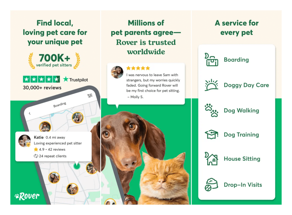 Rover Pet Care and Tracking App