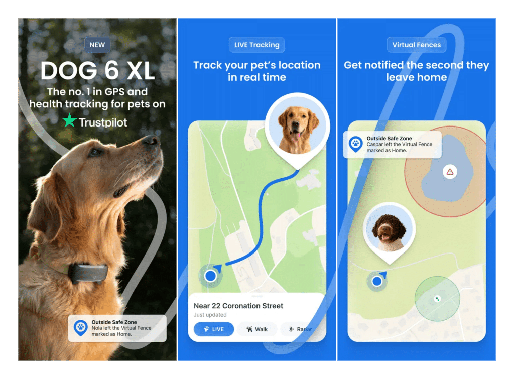 Tractive GPS Pet Care and Tracking App