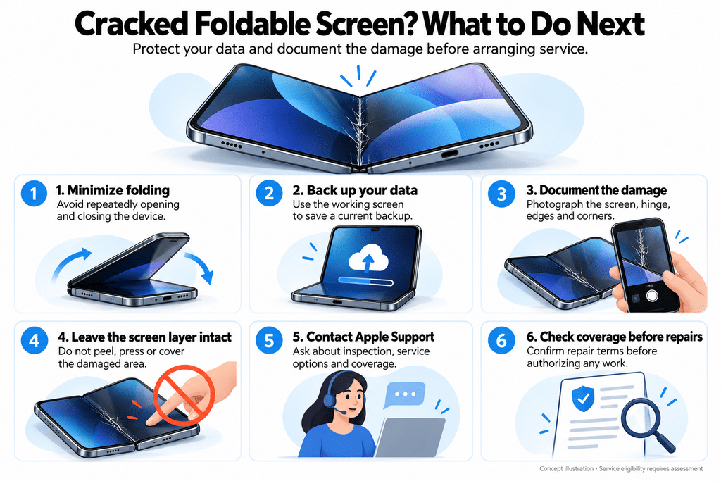 What to Do Right Now If Your iPhone Duo Screen Cracks