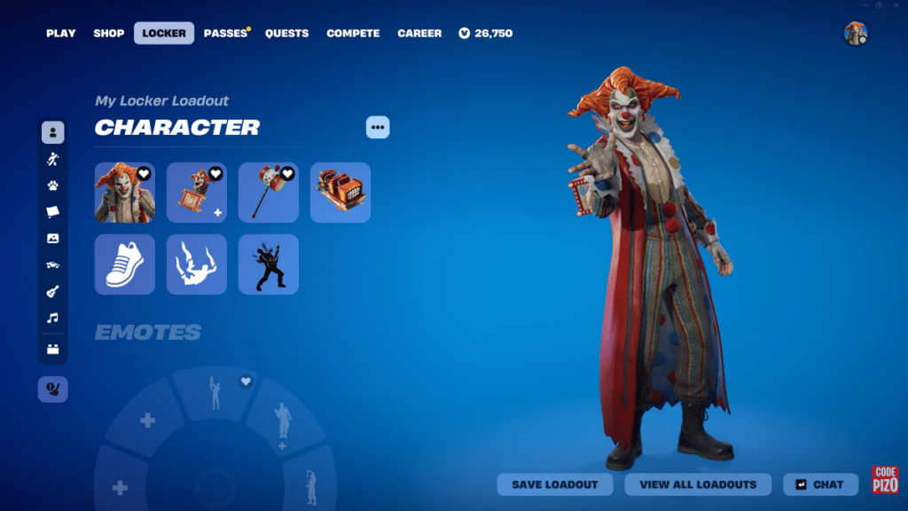What's in the Jack the Clown Bundle and how much each item costs