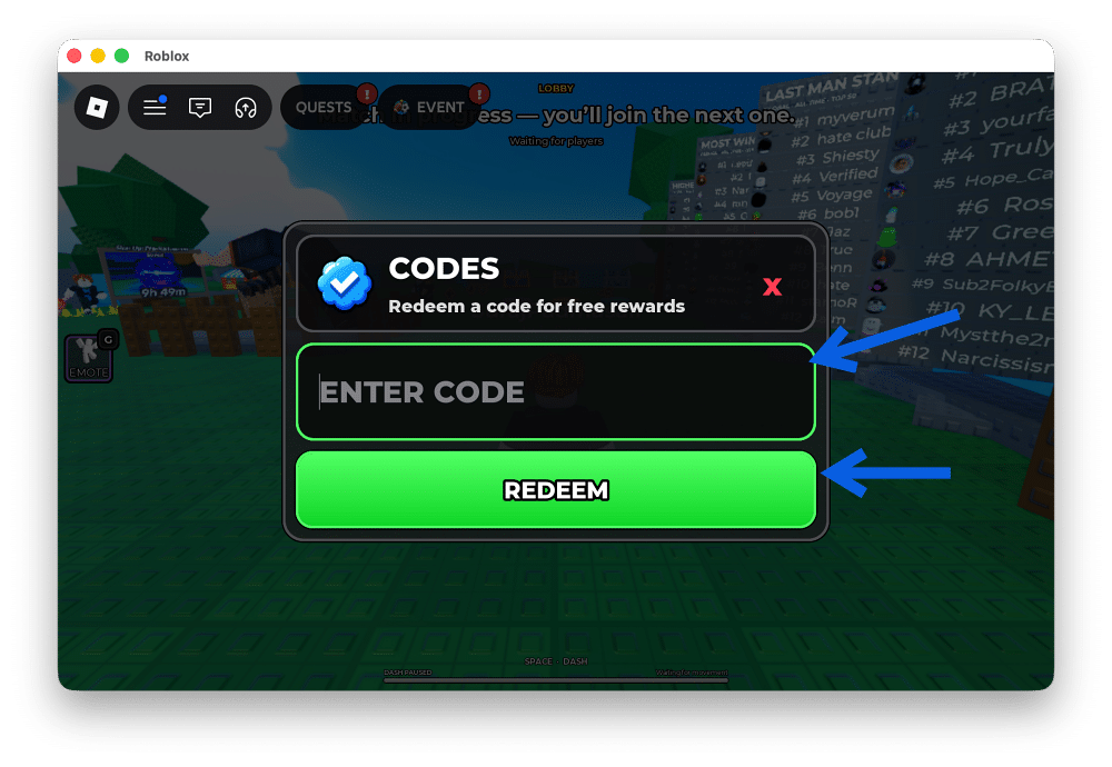 redeem codes in Huss Valley