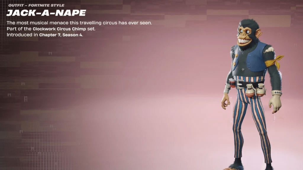 unlock the Jack-A-Nape skin in Fortnite